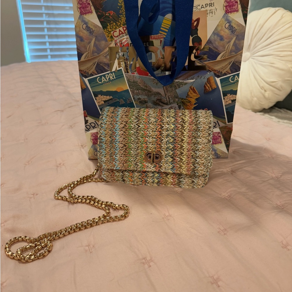 Fiore Capri Multicolor Tweed Mini Bag